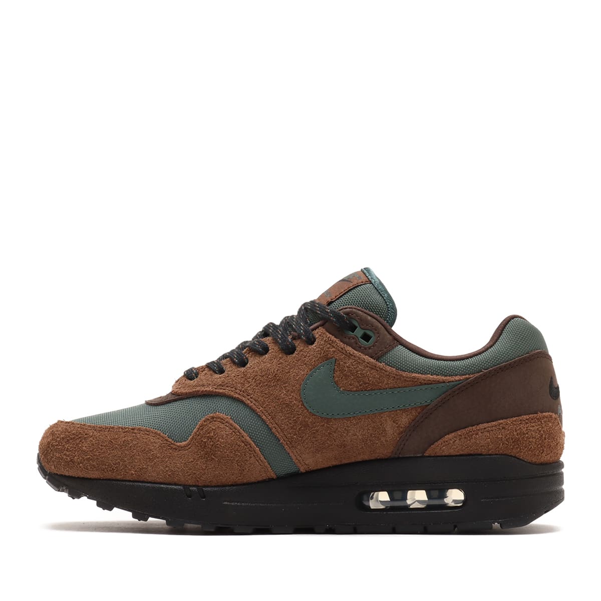 NIKE AIR MAX 1 CACAO WOW/VINTAGE GREEN-BAROQUE BROWN（ナイキ エア