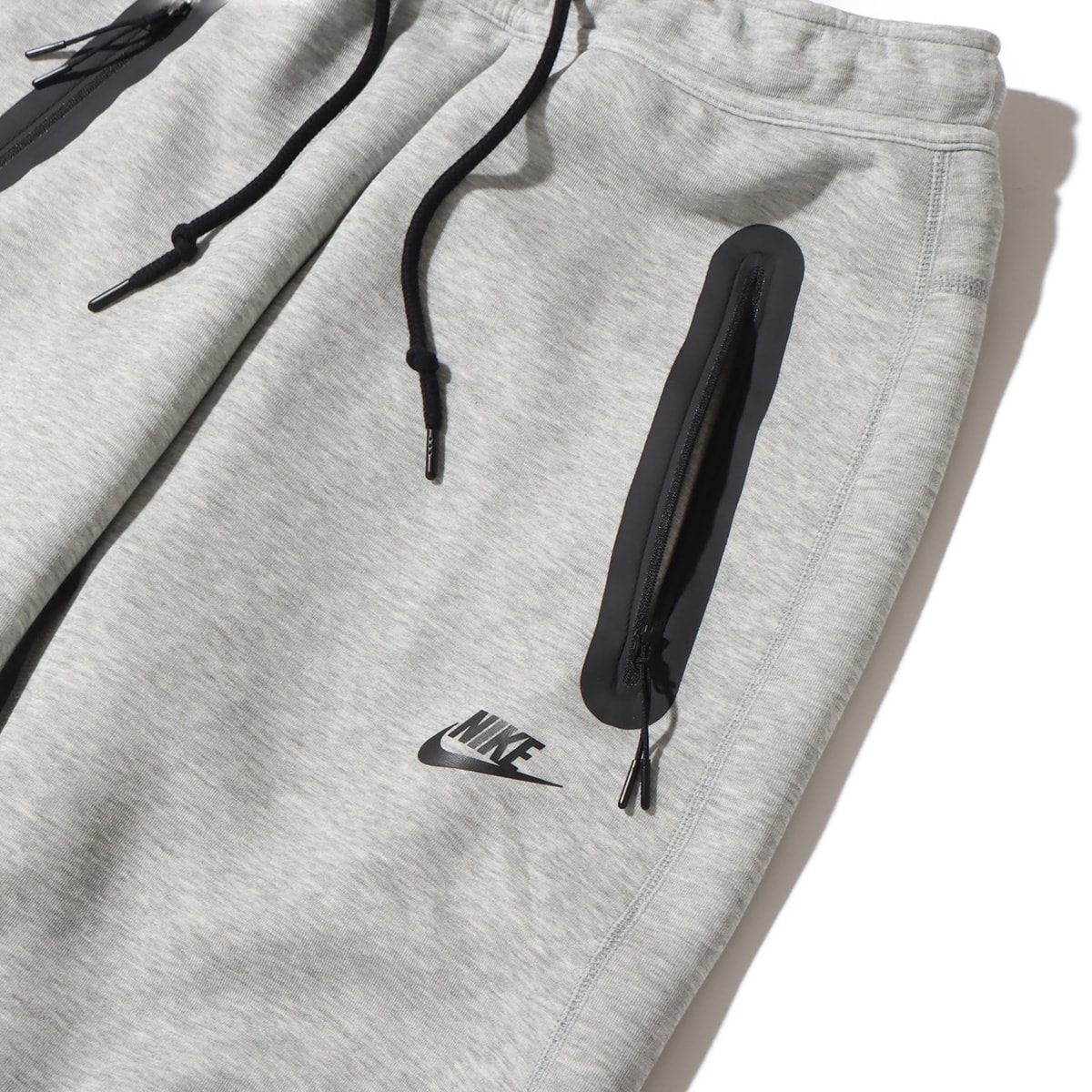 NIKE AS M NK TCH FLC OH PANT DK GREY HEATHER/BLACK（ナイキ テック