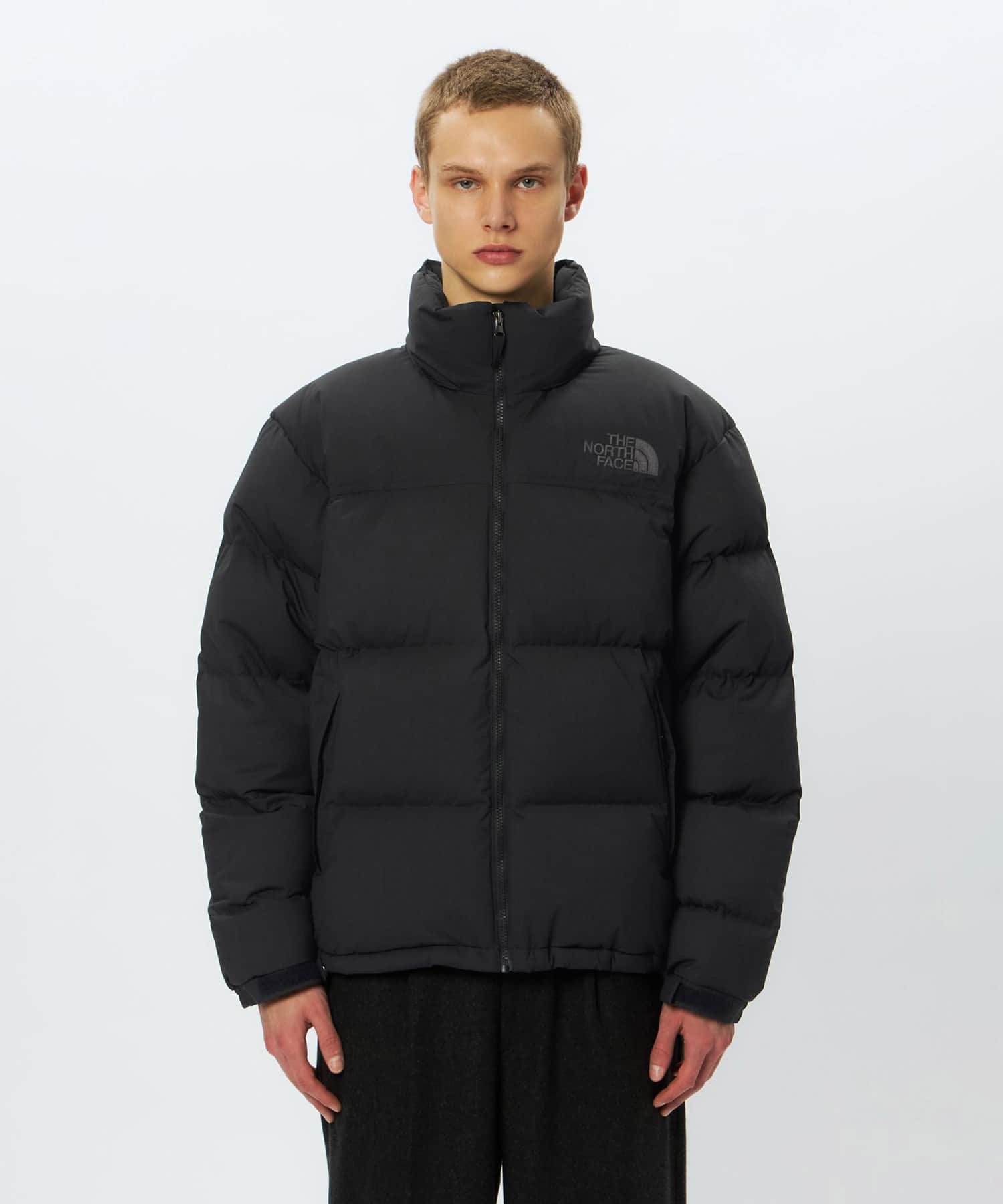 THE NORTH FACE Wooly Nuptse Jacket ミックスチャコール（ザ・ノース