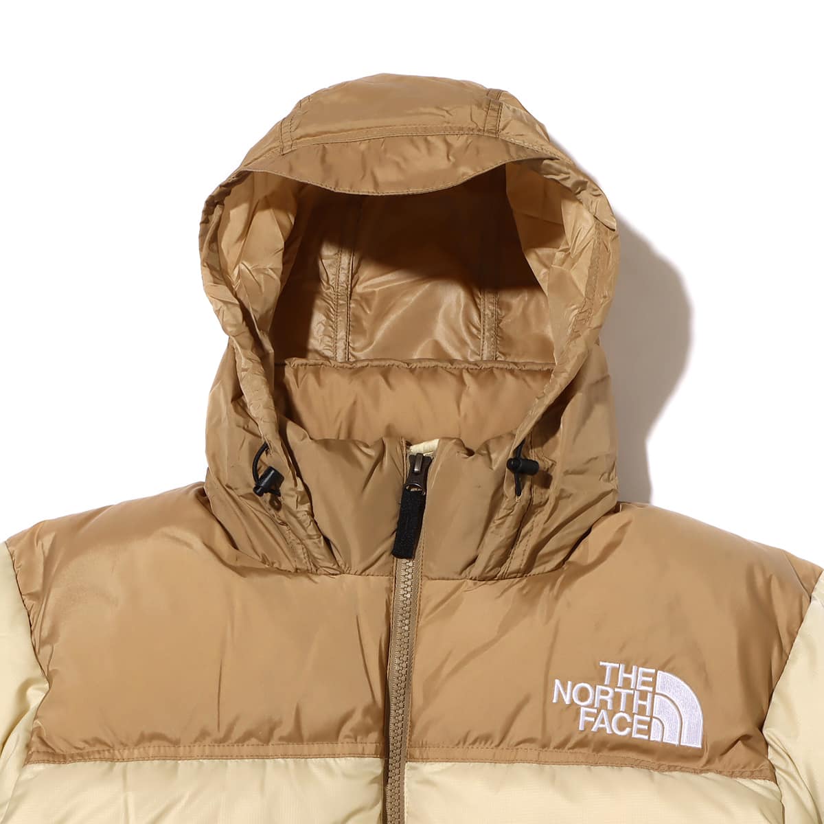 THE NORTH FACE SHORT NUPTSE JACKET (LADIES) ケルプタン×グラベル