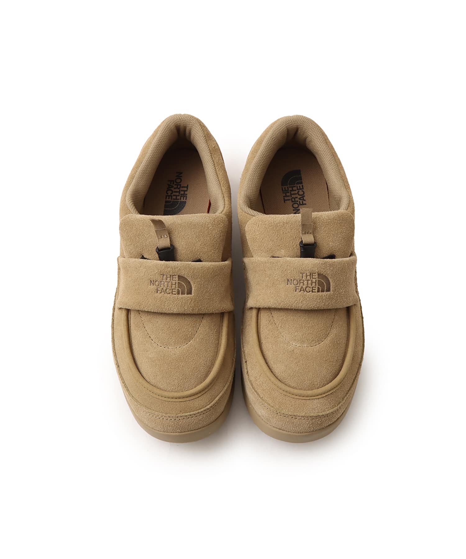 THE NORTH FACE Nuptse Loafer Suede クラシックカーキxTNFブラック
