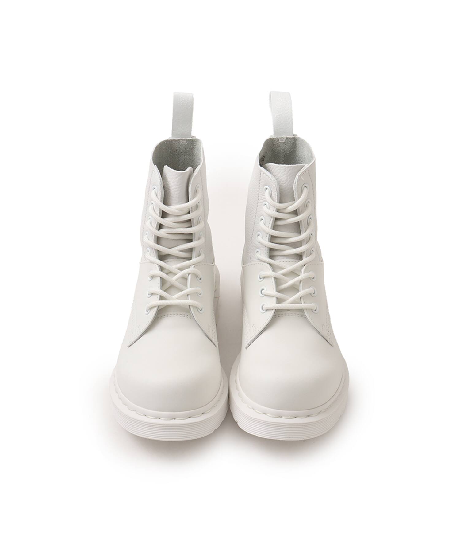 MM6 x DR MARTENS 1460 8-EYE NO STEEL TOE Vintage Smooth/White