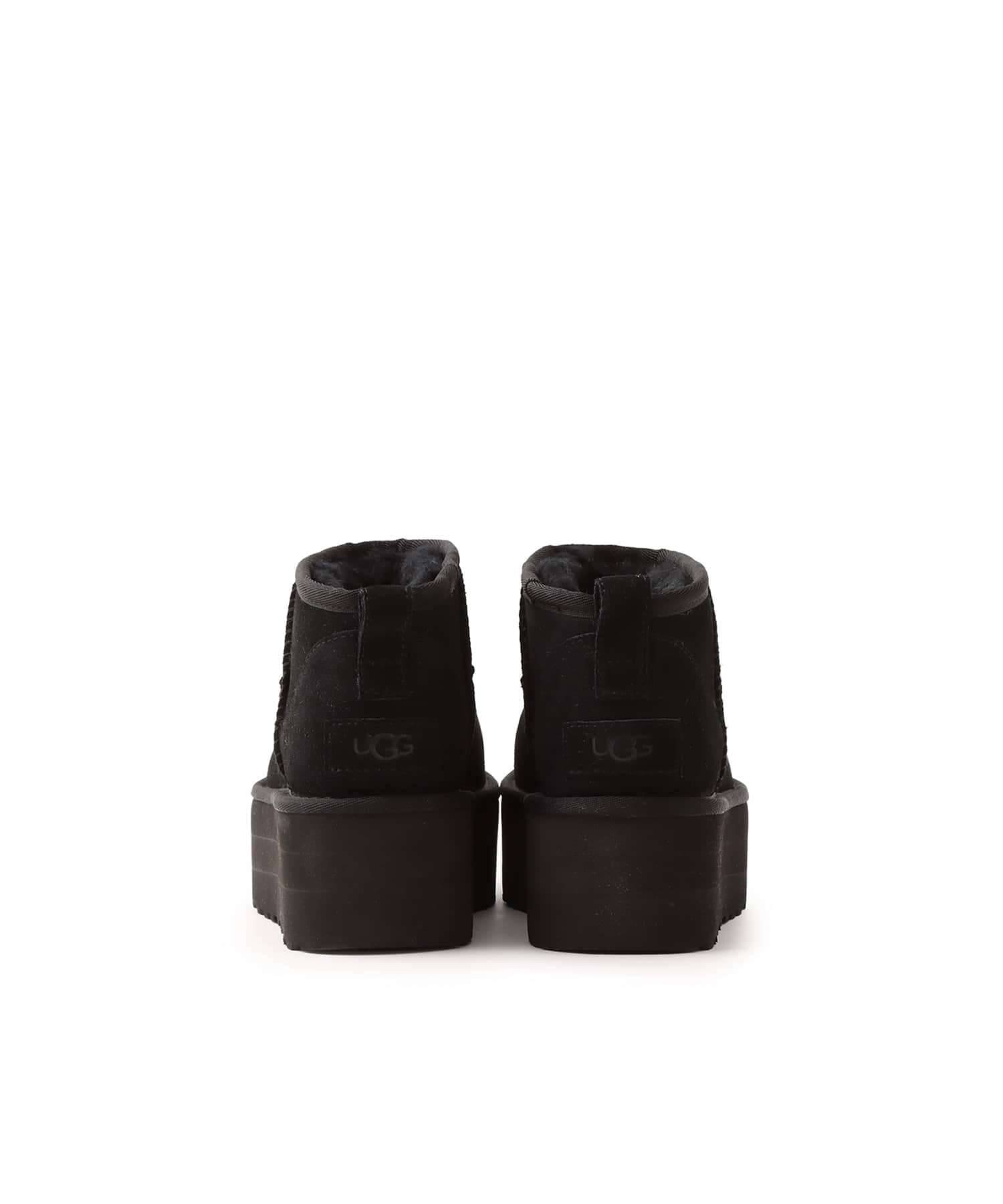 UGG W CLASSIC ULTRA MINI PLATFORM BLACK（アグ クラッシック