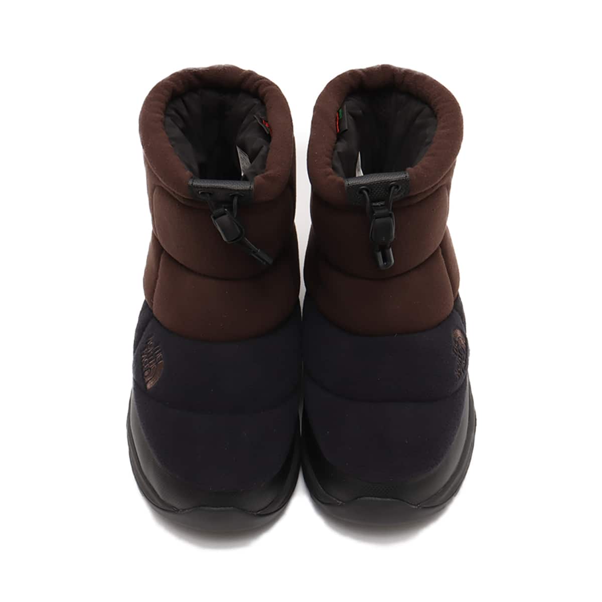 THE NORTH FACE Nuptse Bootie Short POLARTEC デミタッセブラウン×TNF