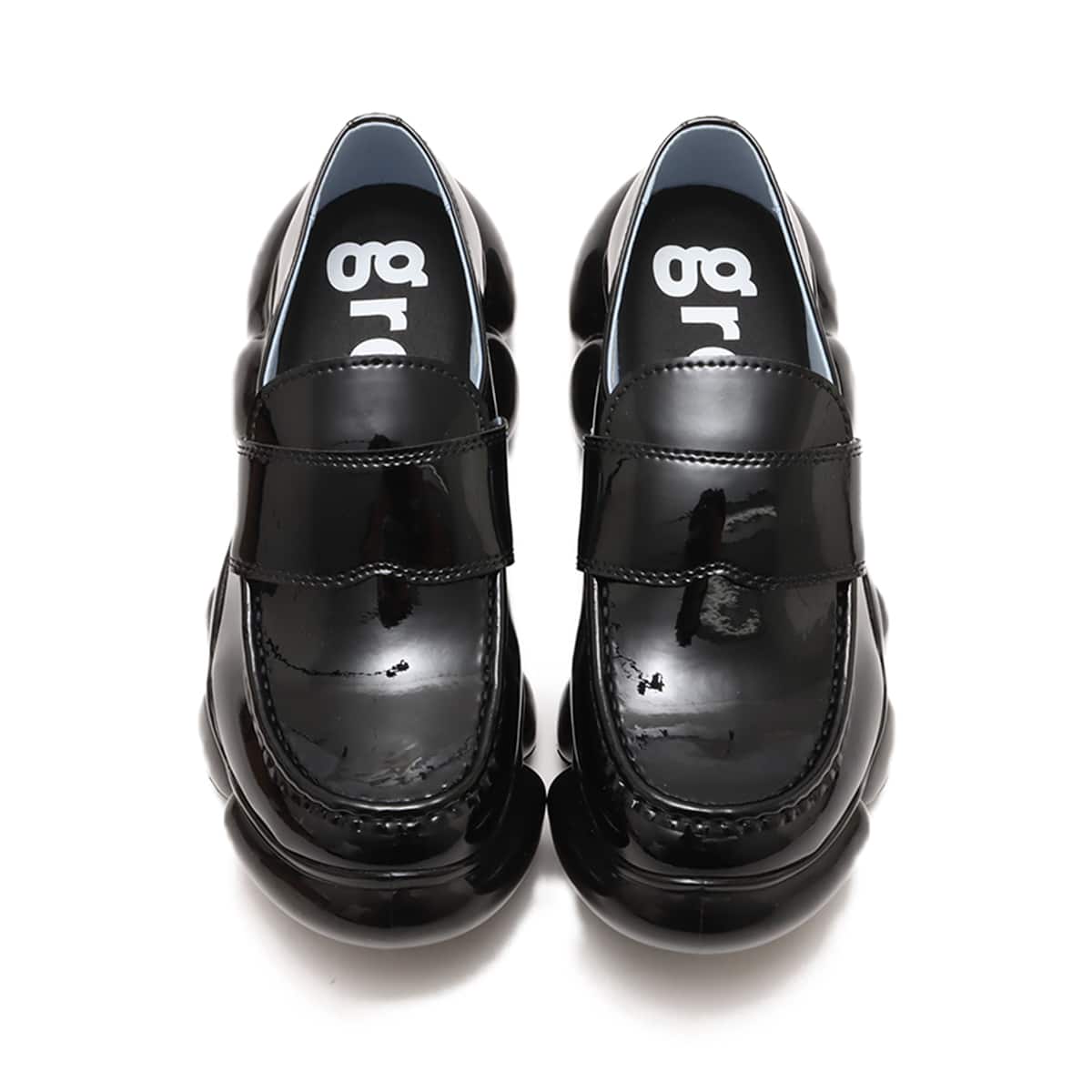 grounds JEWELRY LOAFER BLACK BLUE （グラウンズ ジュエリー