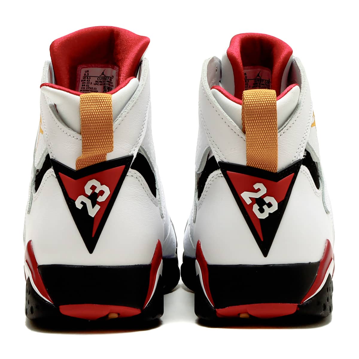 JORDAN BRAND AIR JORDAN 7 RETRO WHITE/BLACK-CARDINAL RED-CHUTNEY