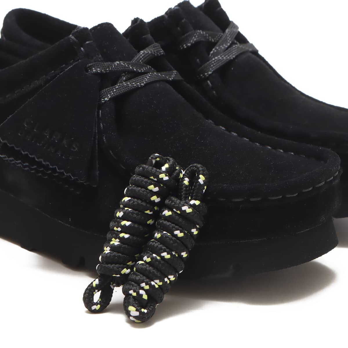 Clarks Wallabee.GTX Black Suede BLACK SUEDE 23FA-I（クラークス
