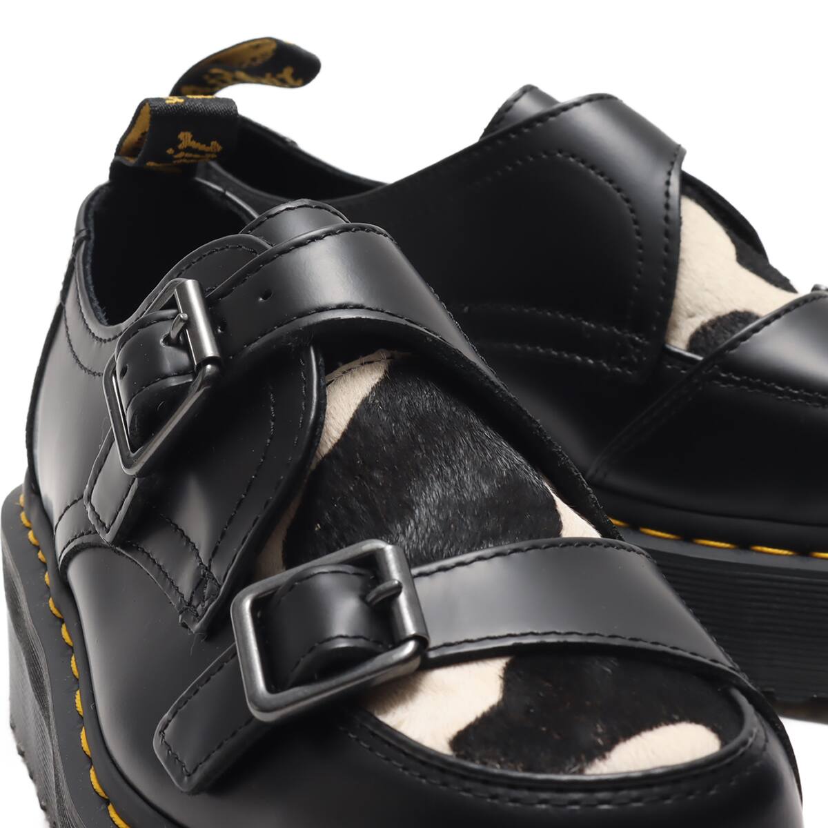 Dr.Martens QUAD CREEPERS SIDNEY DBL MONK BLACK 20FW-I（ドクター