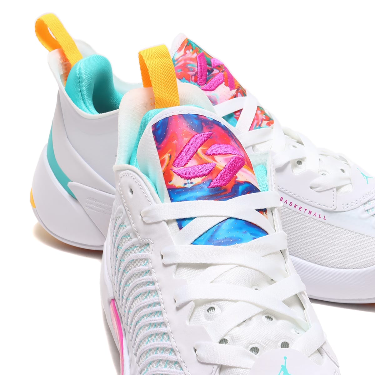 JORDAN BRAND JORDAN LUKA 1 PF WHITE/FIRE PINK-DYNAMIC TURQ 22HO-I