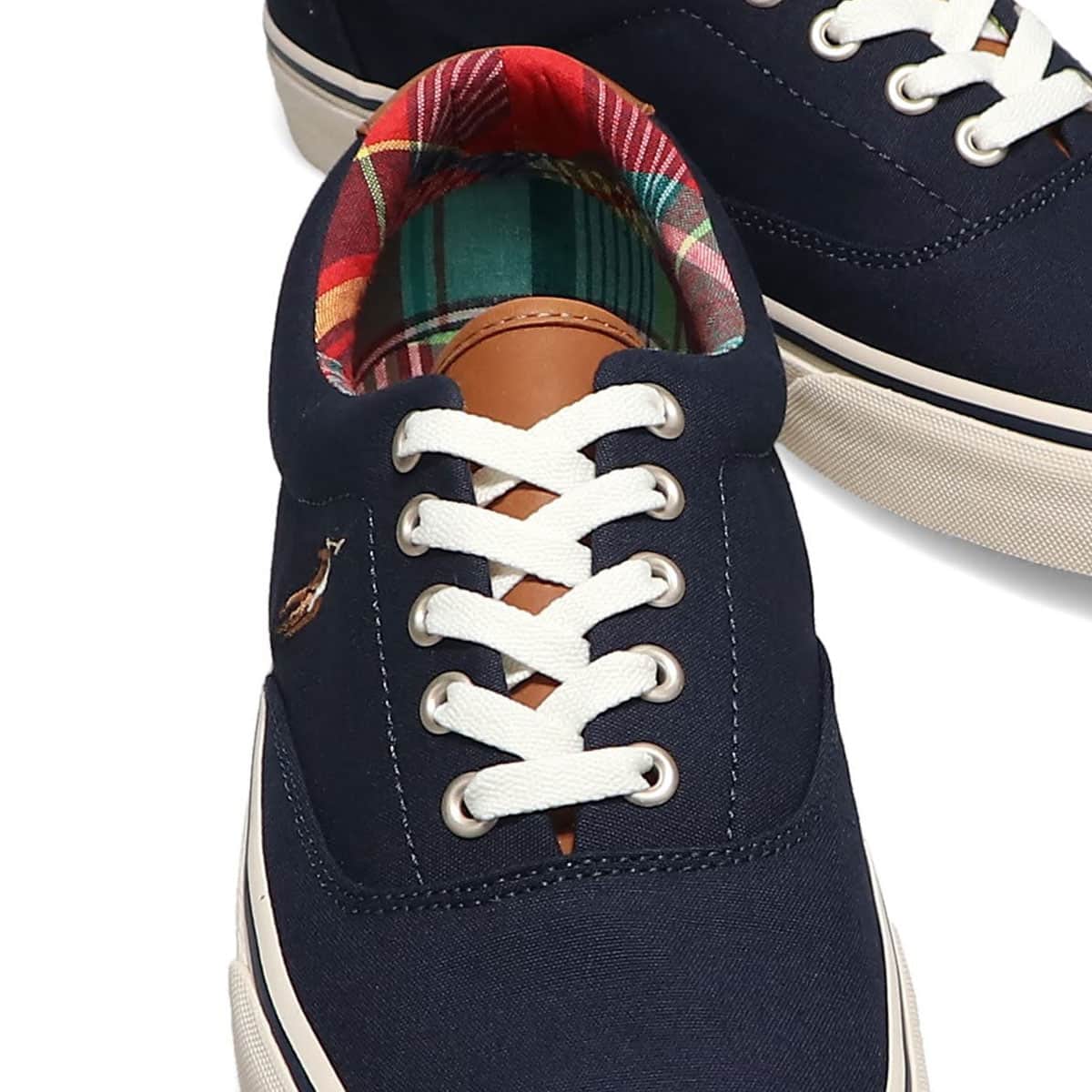 POLO RALPH LAUREN KEATON-PONY HUNTER NAVY/MADRAS（ポロ ラルフ