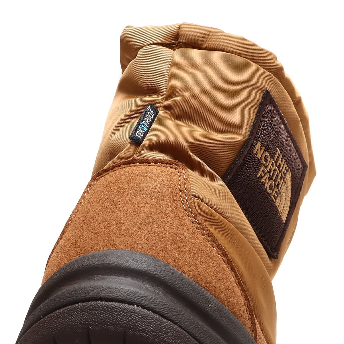 THE NORTH FACE NUPTSE BOOTIE WP LOGO SHORT ユーティリティブラウン