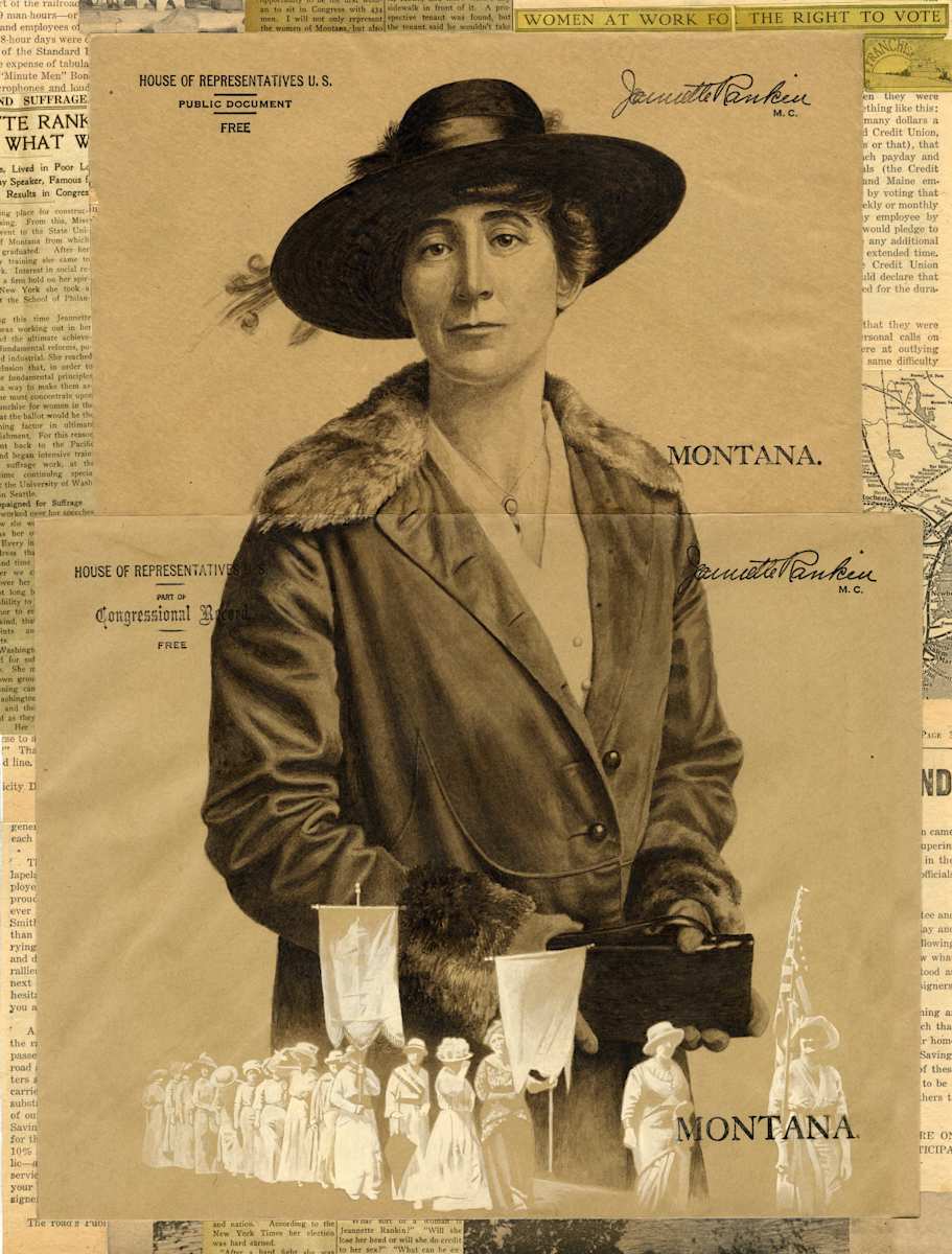 Jeannette Rankin by Jessica Glenn | Artwork Archive