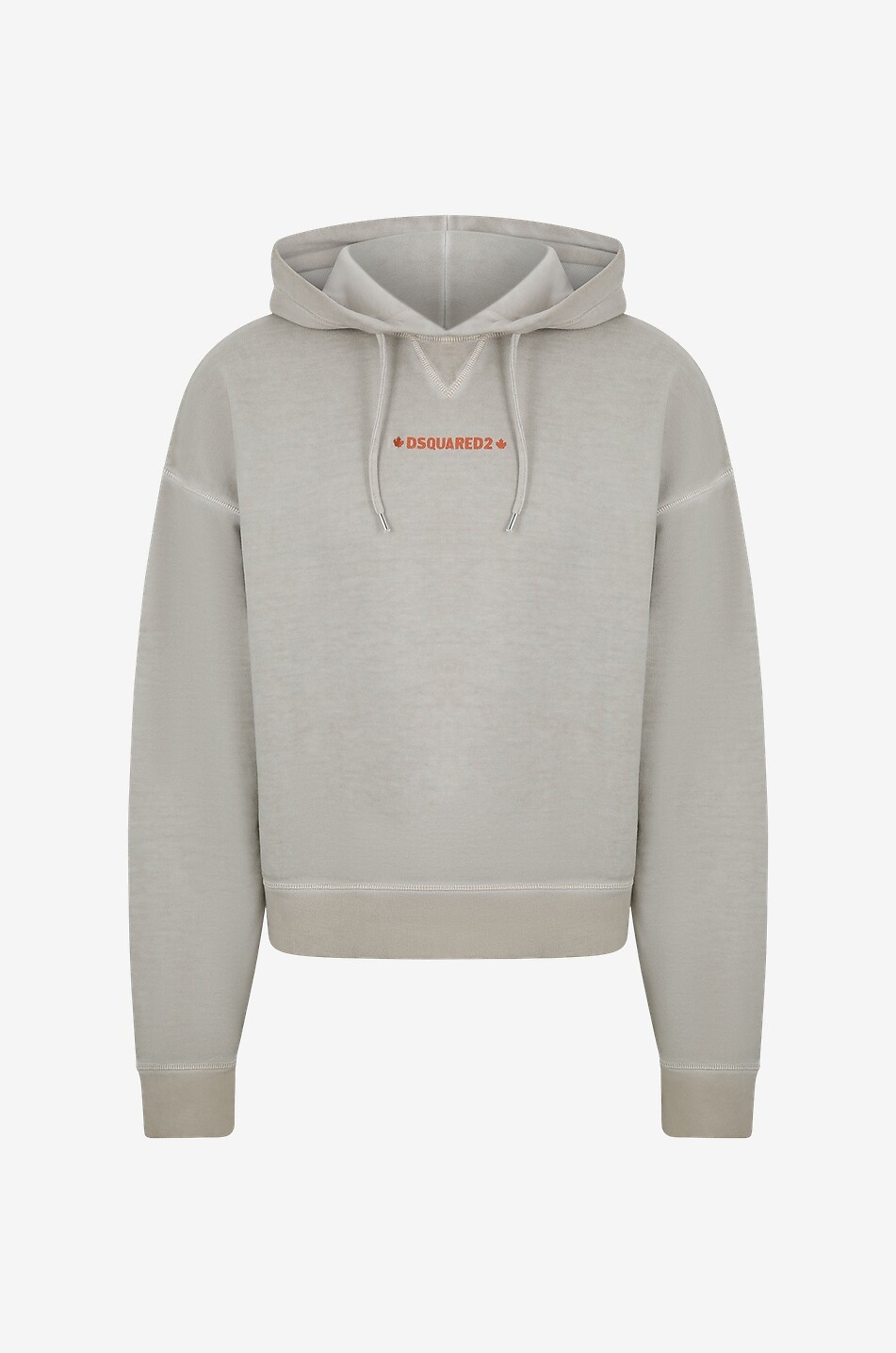 Dsquared 2 Cool Fit hooded cotton sweatshirt - DSQUARED2 - GREY