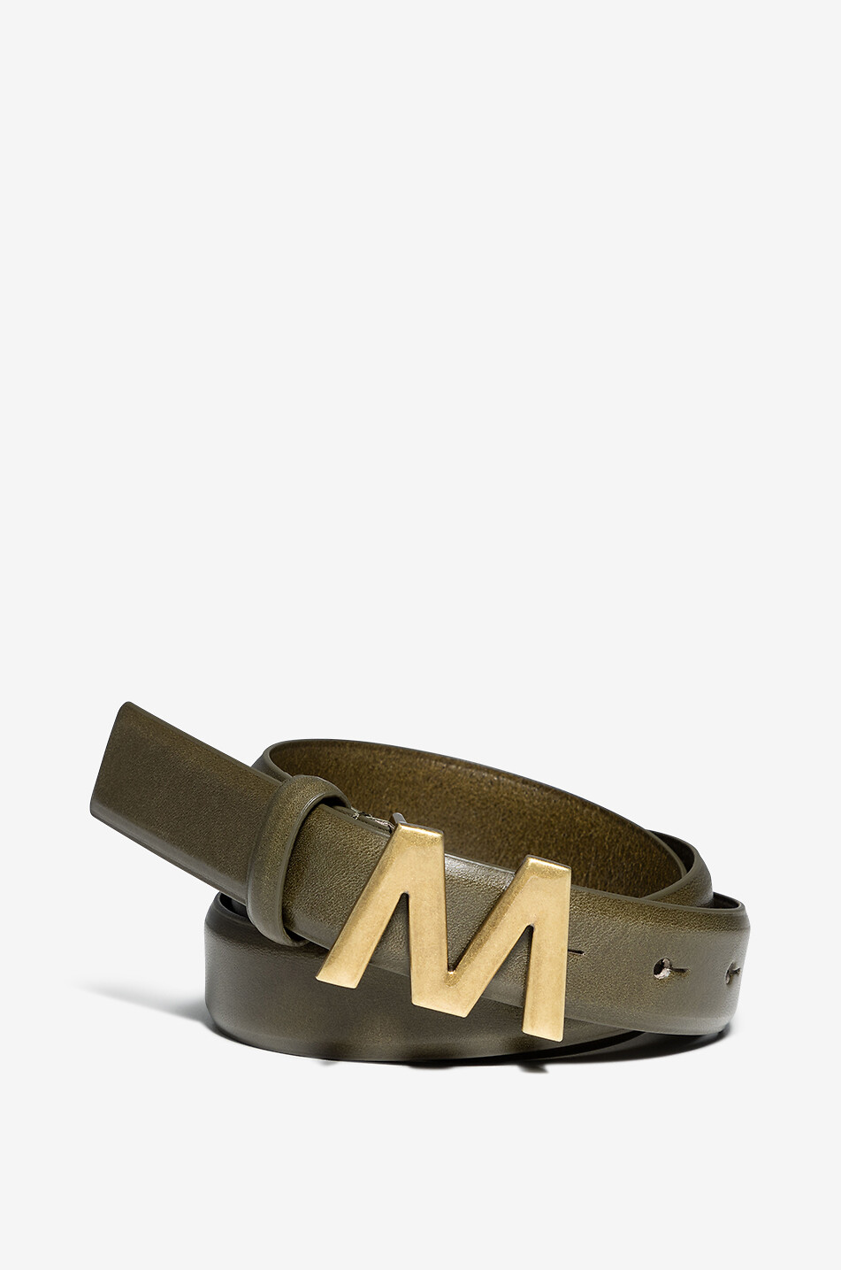 West cow leather belt - WEEKEND MAX MARA - KHAKI - Bongénie