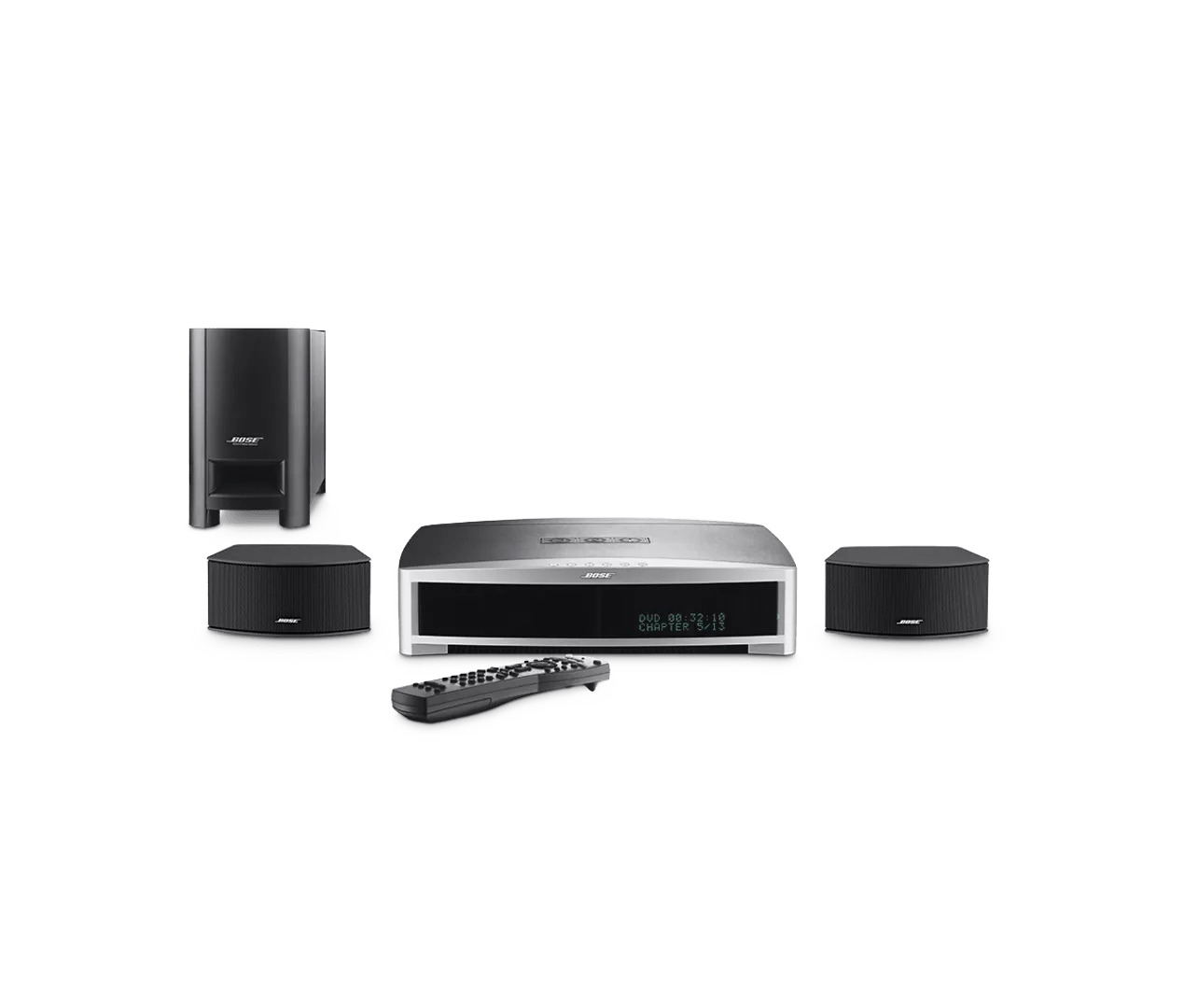 3·2·1® GS Series III DVD home entertainment system | Black and