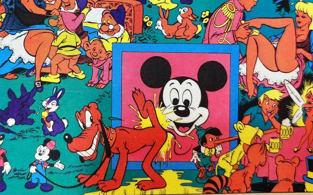 DISNEYLAND MEMORIAL ORGY POSTCARD | Dummy Zine - Comics History