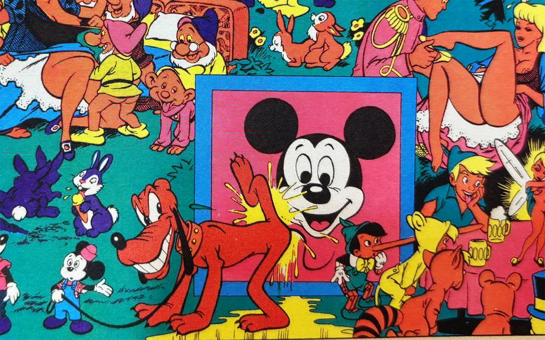 DISNEYLAND MEMORIAL ORGY POSTCARD | Dummy Zine - Comics History