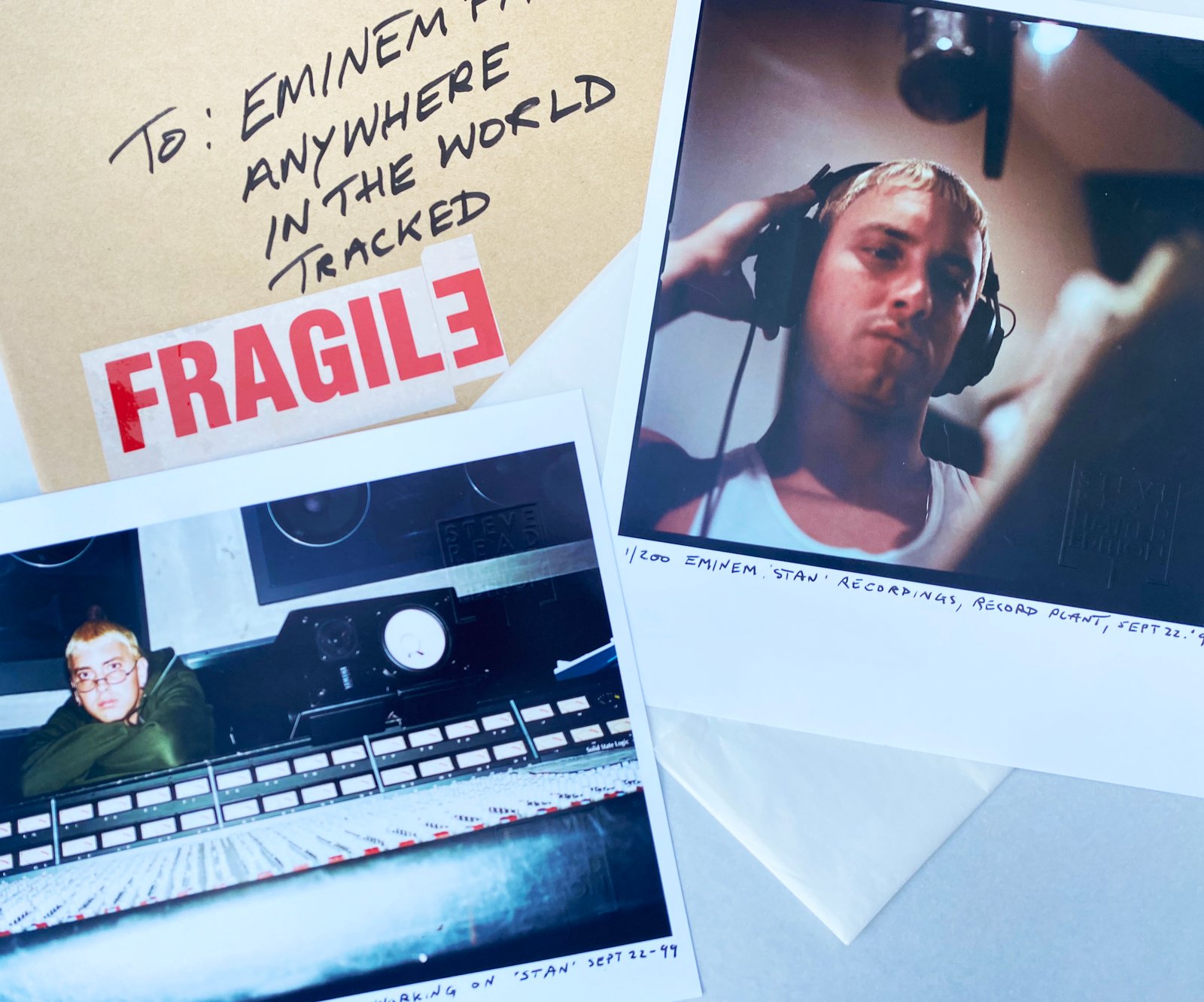 EMINEM 'Stan' Recordings, SPECIAL EDITION 8x10