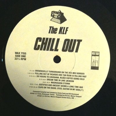 KLF-Chill Out Vinyl LP/ Rare-CUT PROMO | Wax Trax! Records