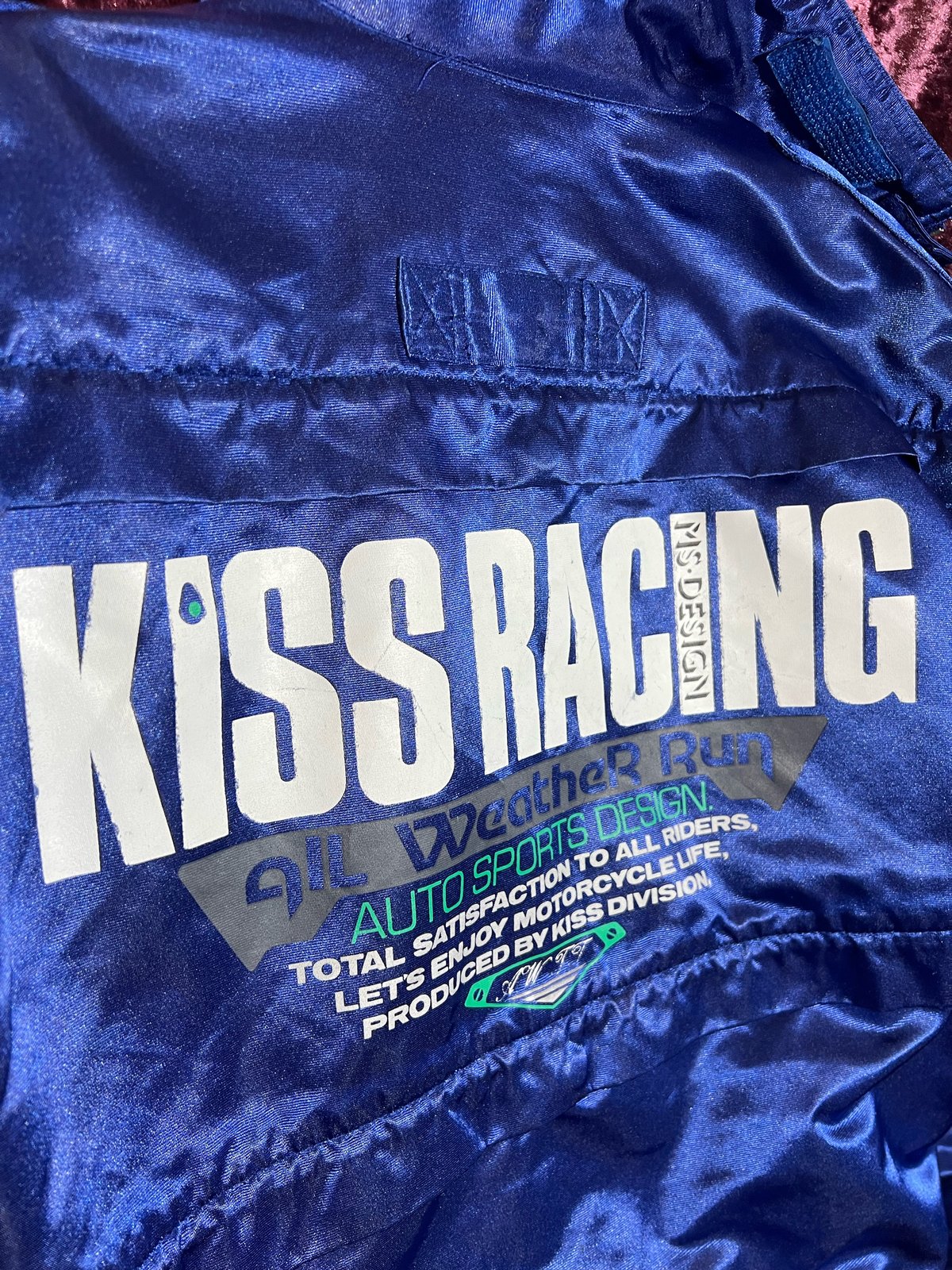 Kiss Racing motorcycle jacket | Annoying Team Racing!