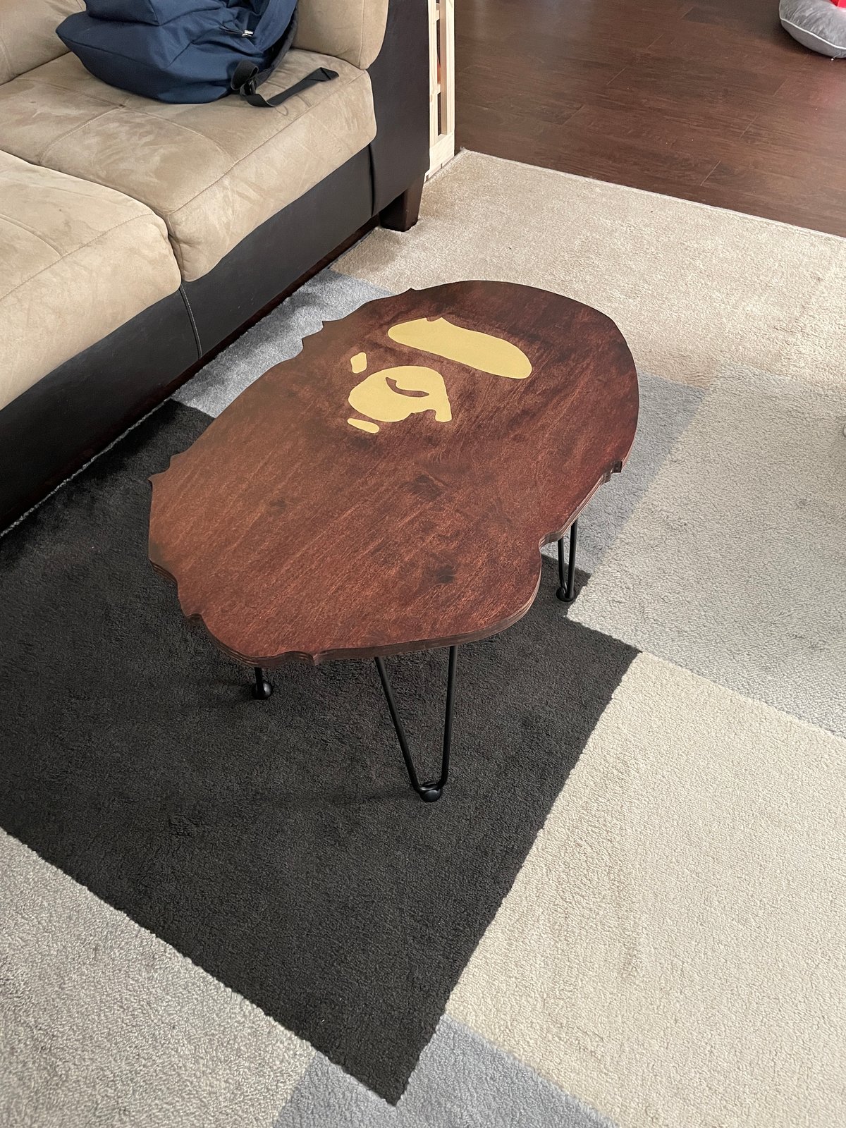 BAPE Side Table | Dame's Custom Woodwork