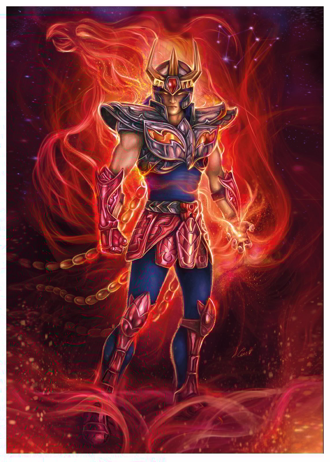 IKKI - Phoenix limited ed. of 30 A2(59,4x42) prints on 400gr. fine