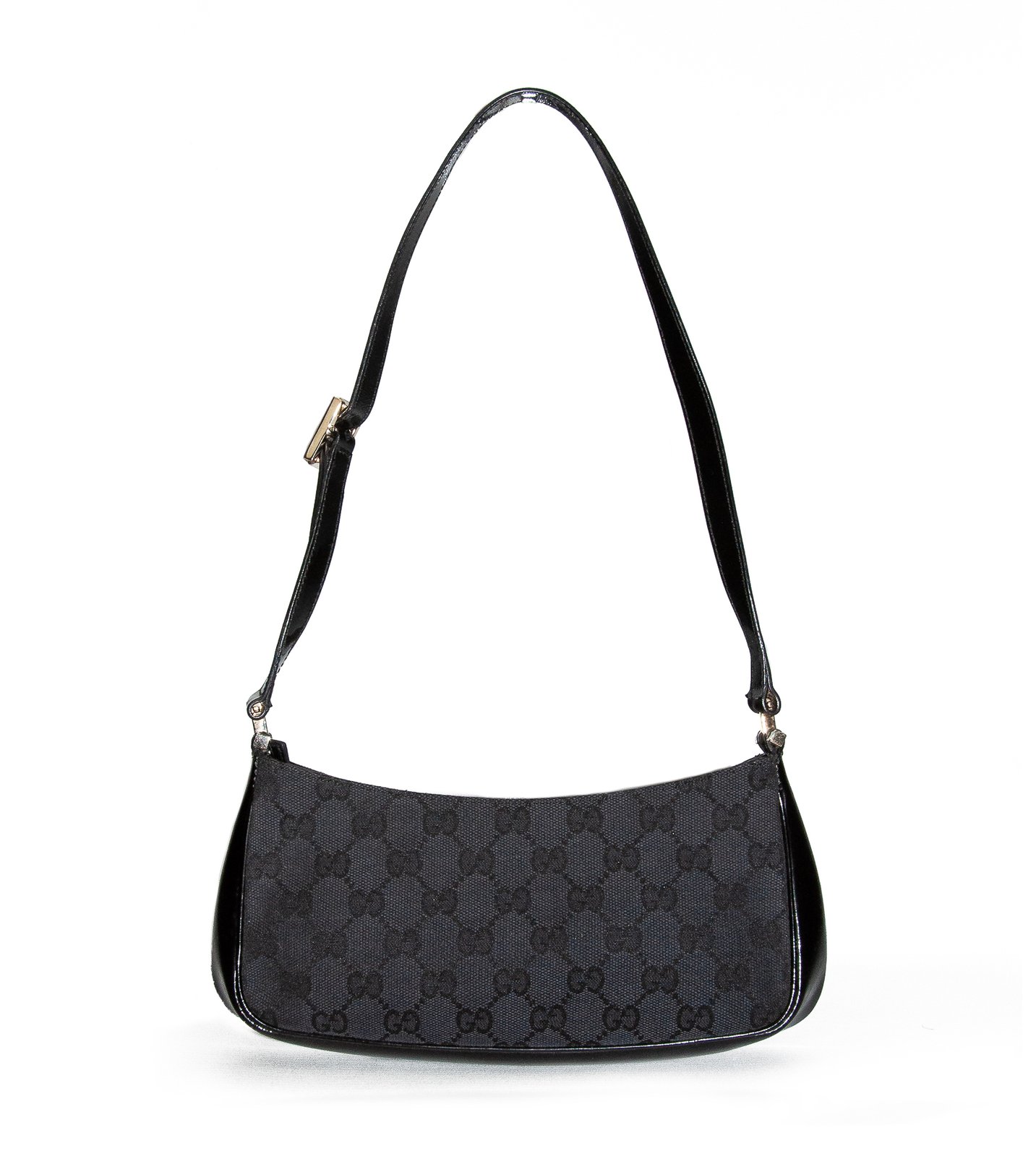 Gucci by Tom Ford Black Monogram Shoulder Bag † Ruder Than The Rest