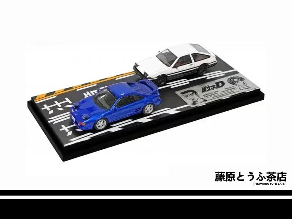 1:64 Toyota AE86 Zenki Hatch & Toyota MR2 Diecast Model Car