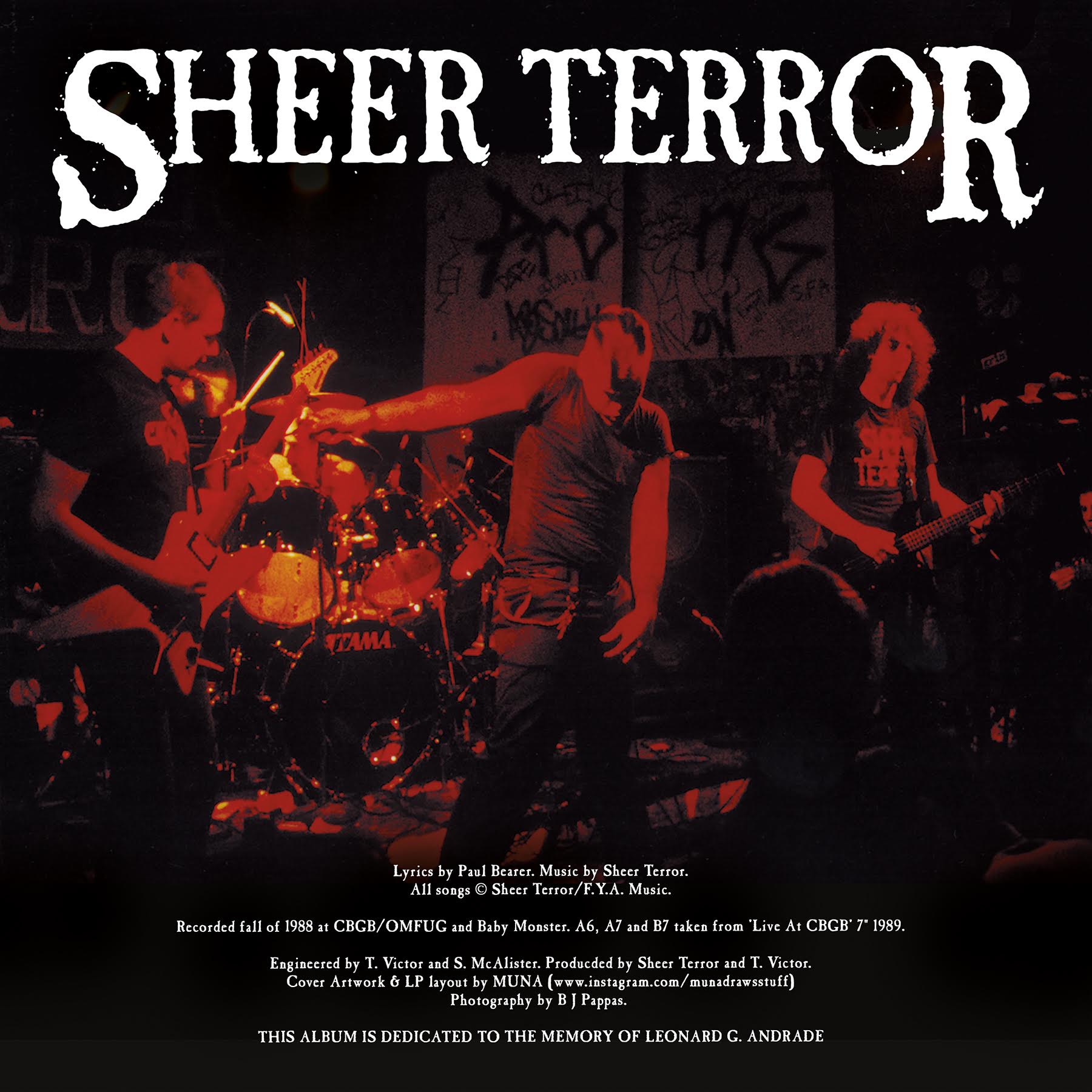 Sheer Terror-Just Can't Hate Enough LP Purple Pink Vinyl