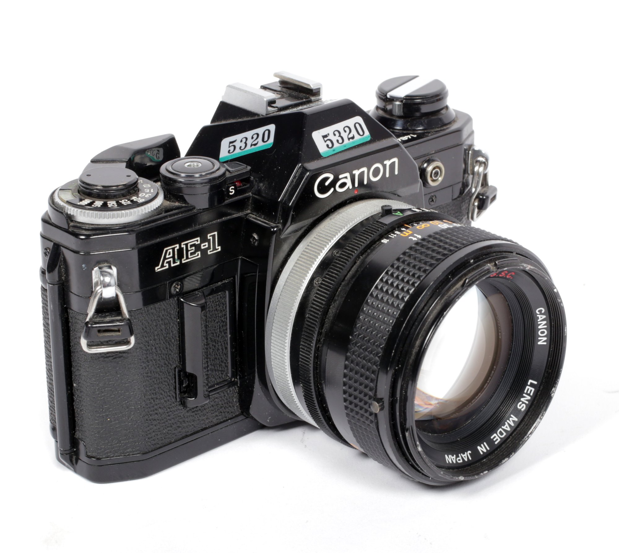 BLACK CANON AE-1 35mm SLR Film Camera with 50mm F1.4 Lens | CatLABS