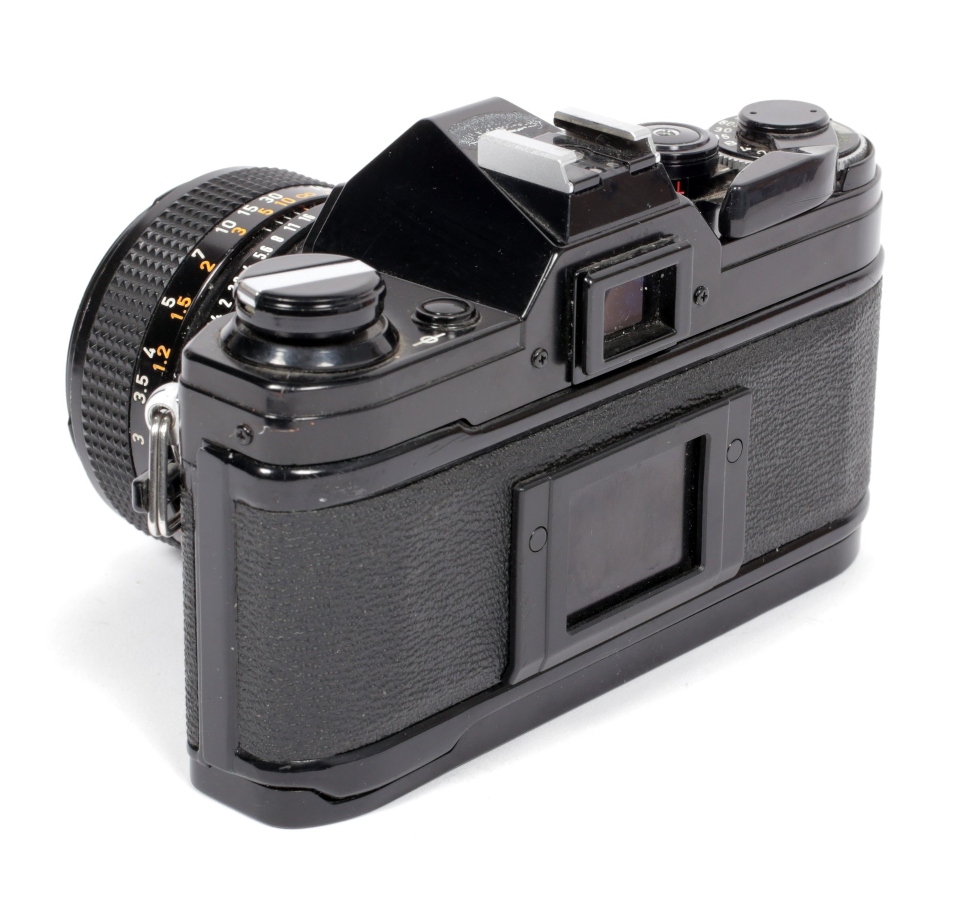BLACK CANON AE-1 35mm SLR Film Camera with 50mm F1.4 Lens | CatLABS