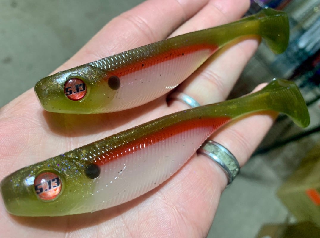 5” Custom Hand Pour Swimbait with hookslot #3235 | 513 LureWorks