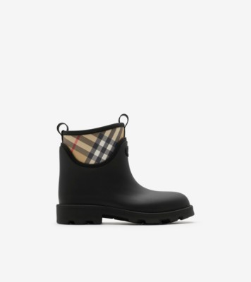 ラバー マーシュ スタンプ ローブーツ​ (ブラック) - ウィメンズ