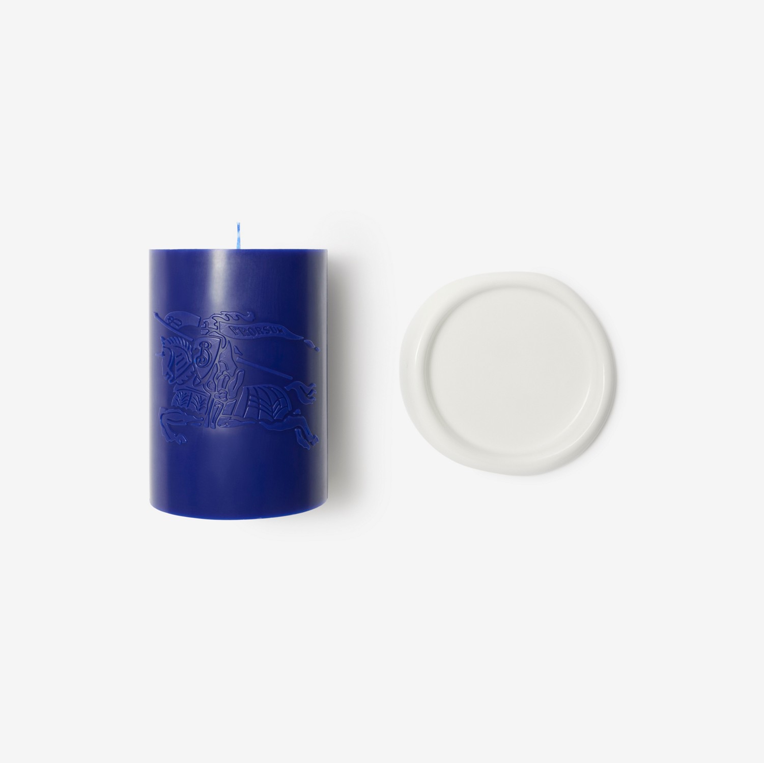 Woodfire and Clove Candle in Knight Blue | Burberry® Official