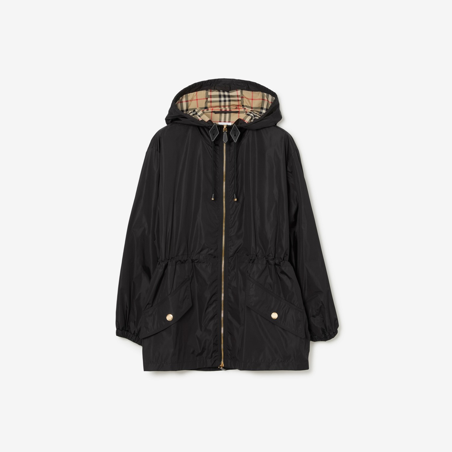 ナイロン フーデッドジャケット (ブラック) - ウィメンズ, ナイロン