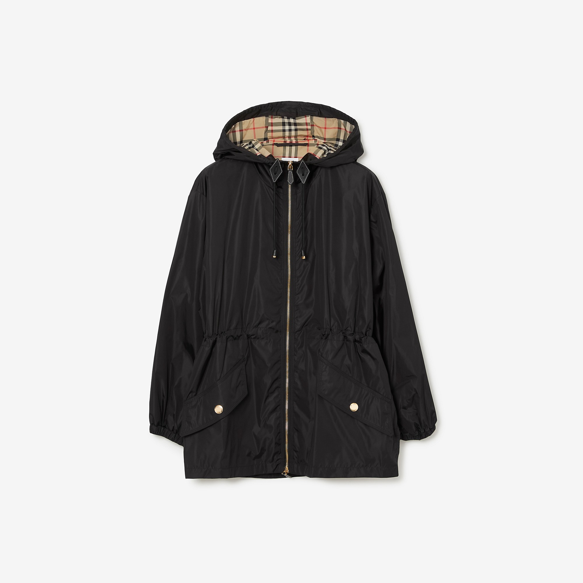 ナイロン フーデッドジャケット (ブラック) - ウィメンズ, ナイロン