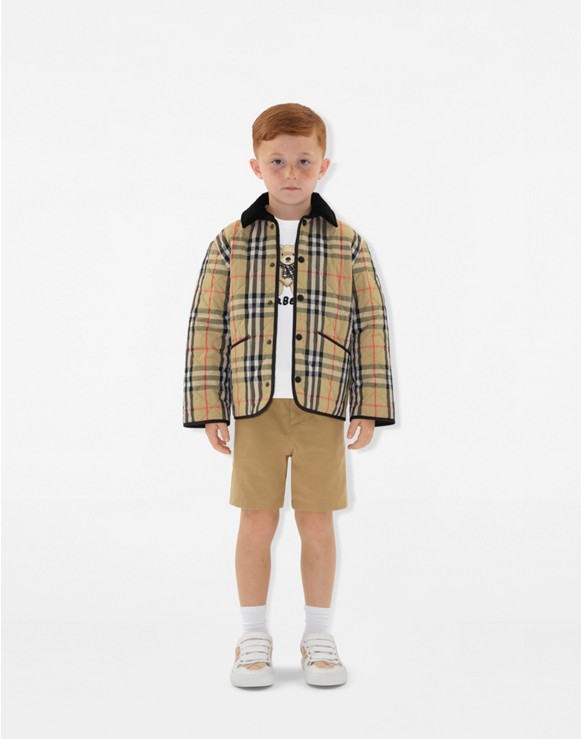 BURBERRY キッズ チェック柄 キルティングジャケット 8Y 130 BURBERRY