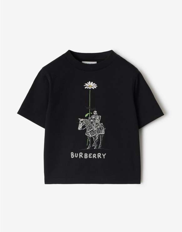 kana BURBERRY ロゴ ブラック Tシャツ 12Y kana BURBERRY ロゴ