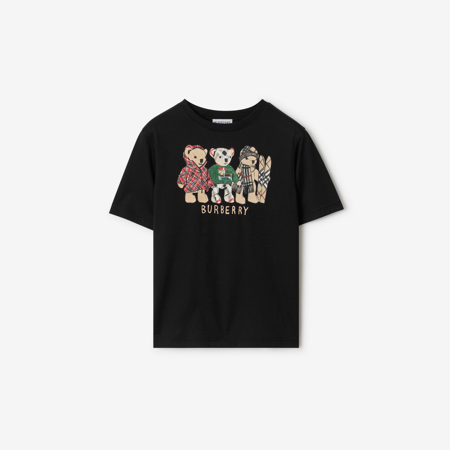 トーマスベア＆フレンズ コットンTシャツ (ブラック) | Burberry®公式