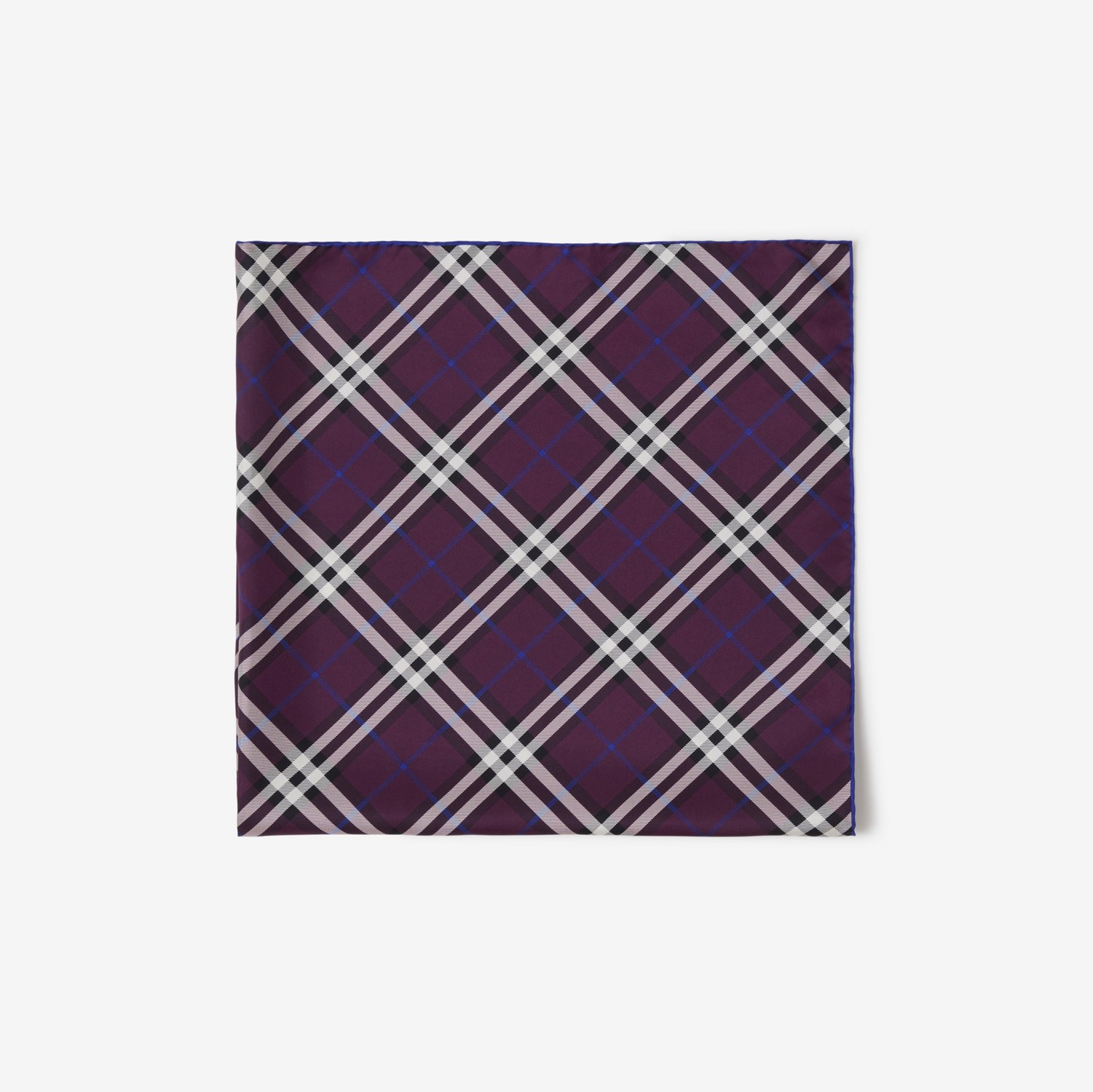 Check Silk Scarf in Pansy | Burberry® Official