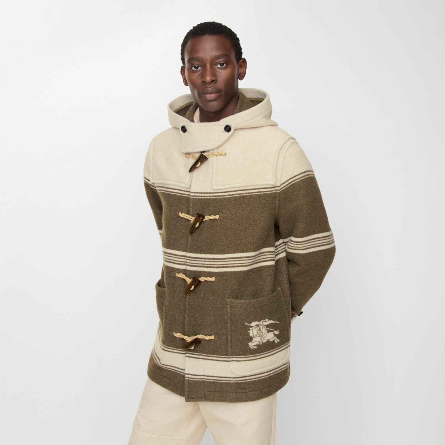 ショート ウールブレンド ハロゲート ダッフルコート (スカウト