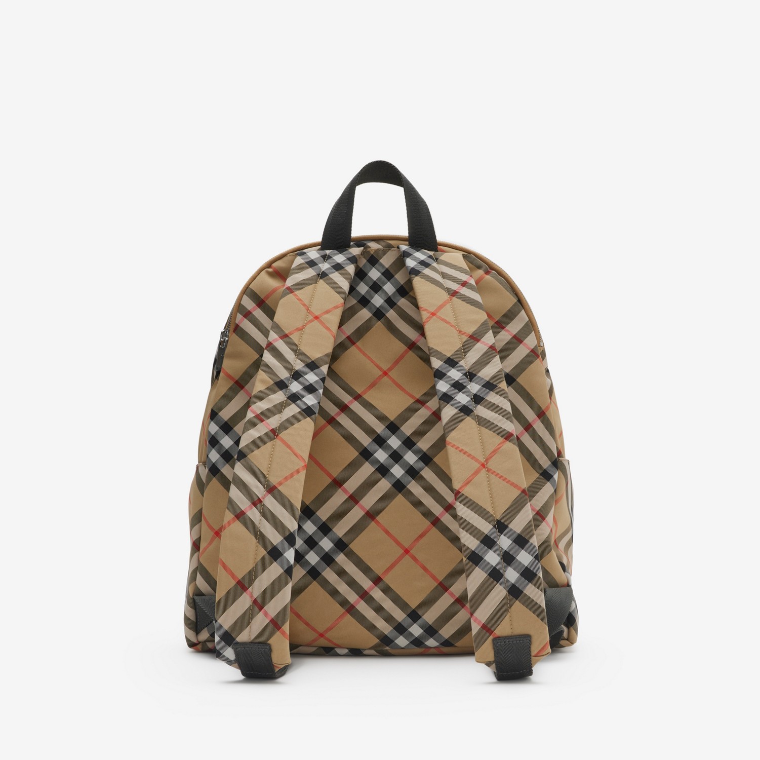 チェック バックパック (サンド) - メンズ, ナイロン | Burberry®公式