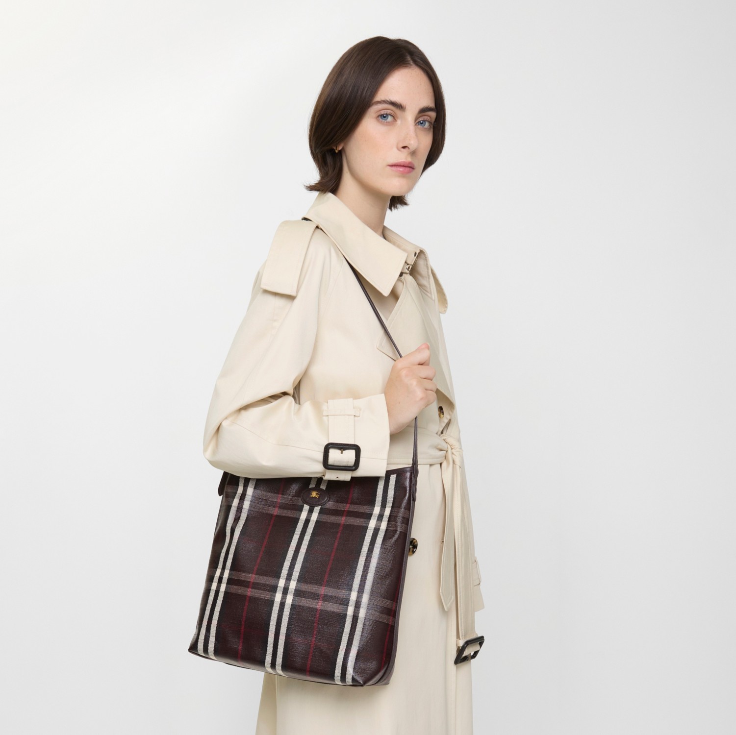 スモール ハイランド ショルダーバッグ (マホガニーレッド