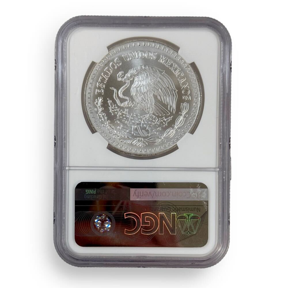 Certified 1999 1oz Mexican Silver Libertad Uncirculated MS69 NGC