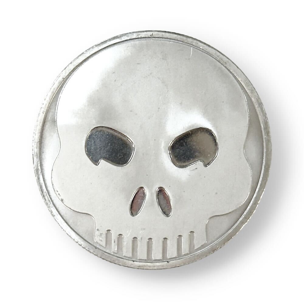 Emoji 2023 Skull 1 oz .999 Silver Coin - Golden Eagle Coins