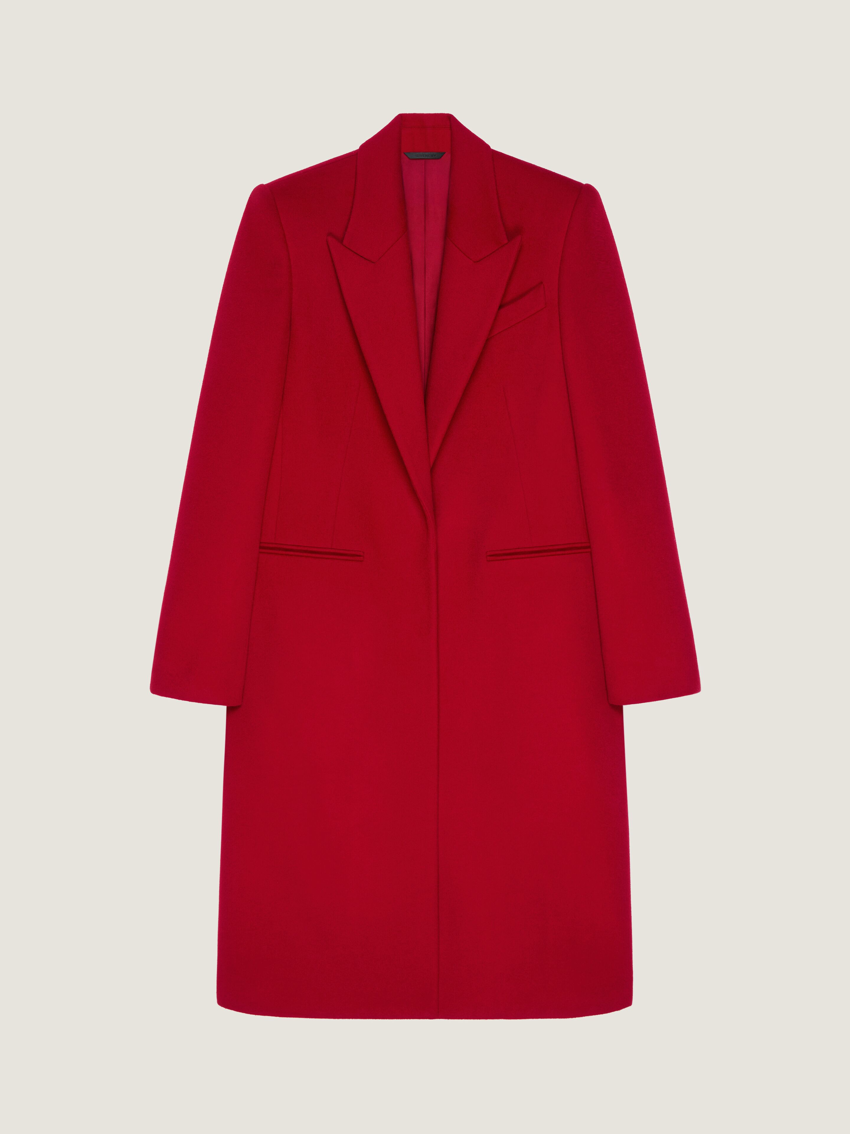 Coat in wool in - dark red - BWC0DZ1629-601 | Givenchy DE