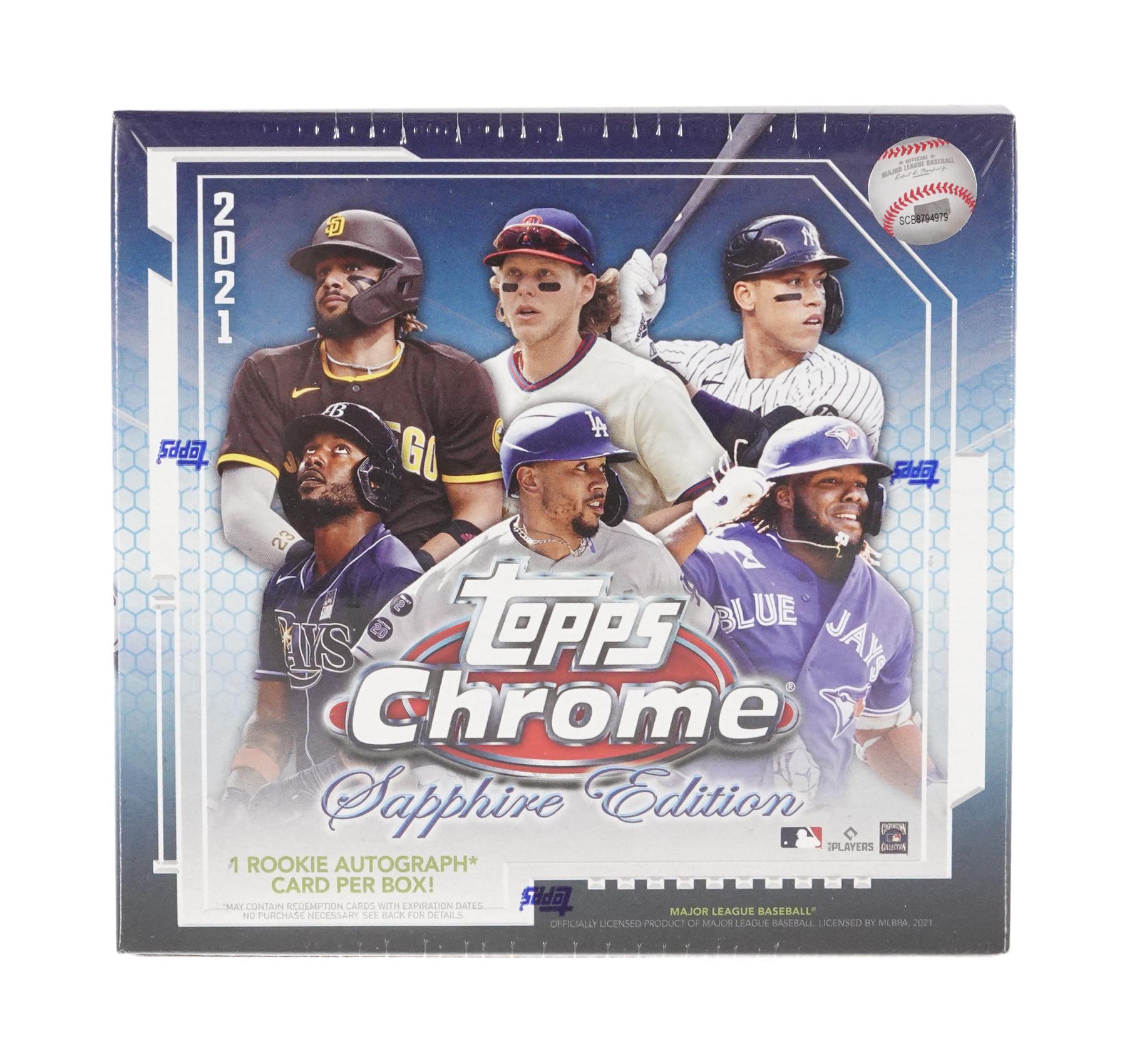 2021 Topps Chrome Sapphire Baseball Hobby Box | DA Card World