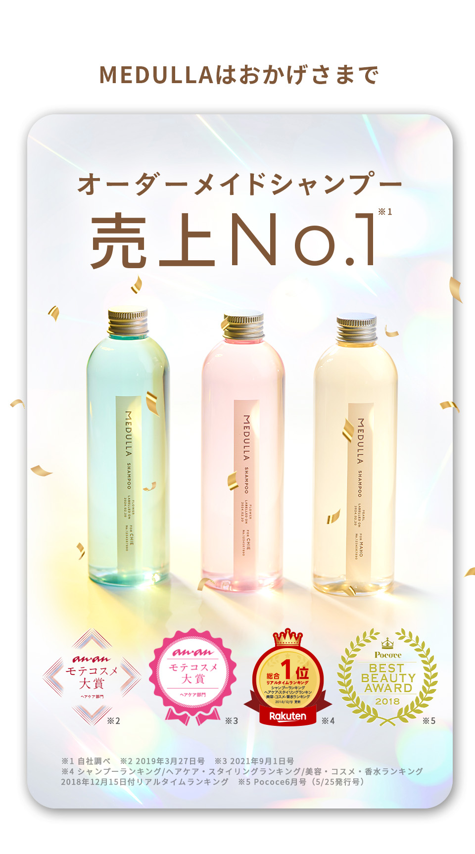 MEDULLA（メデュラ） | パーソナライズシャンプー＆リペア