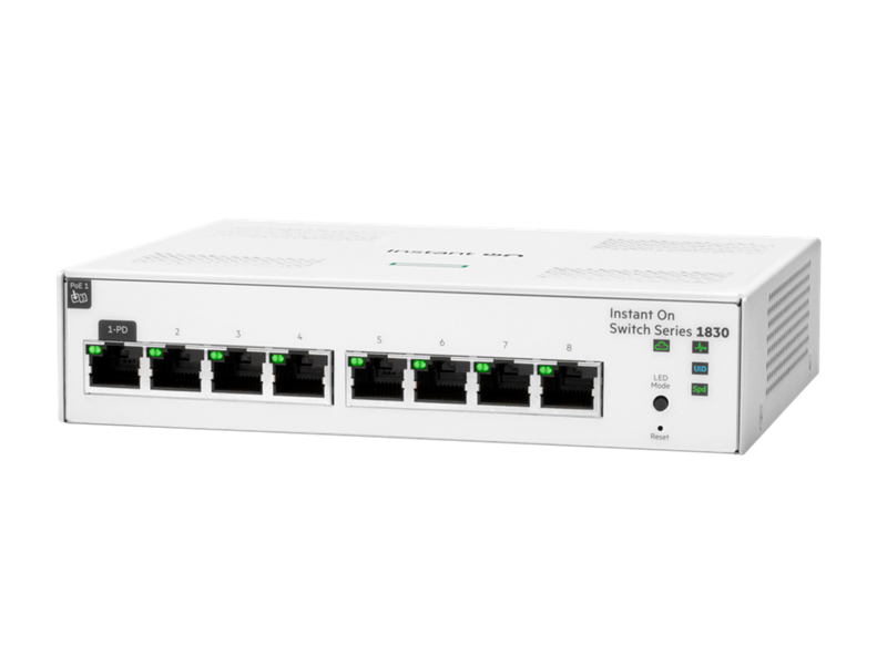 HPE Networking Instant On Switch 8p Gigabit 1830 | HPE 日本