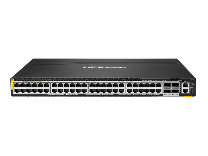 HPE Aruba Networking CX 6300M 48p SR10 1G/2.5G/5G/10G PTP/AVB